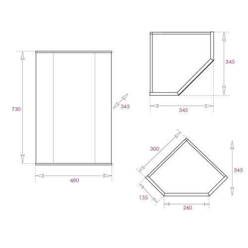 Зеркало-шкаф Onika Модерн 303402 48х34х73 подвесной - фото 3