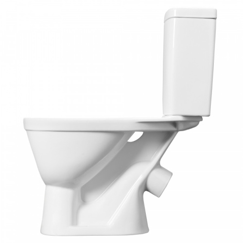 Унитаз-компакт напольный с бачком Santek Уно 1WH501613 белый с сиденьем микролифт каскадный смыв - фото 5