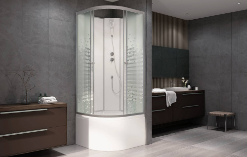 Душевая кабина AvaCan L990N 90х90 четверть круга без крыши ориентация универсальная - фото 3