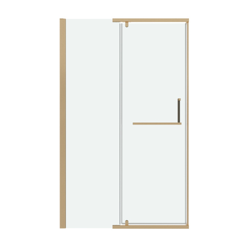 Душевая дверь Grossman Pragma 100.K33.03.120.32.00 120х195 стекло прозрачное профиль золото глянцевое