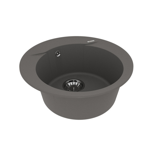 Кухонная мойка LeMark Sula 500 9910005 50х50 цвет серый поверхность матовая - фото 2