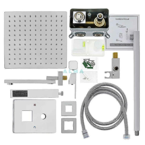 Душевая система ALMAes Elbe TVZ-0812 встраиваемая цвет хром - фото 3