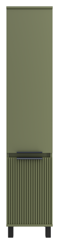 Шкаф-пенал Brevita Enfida ENF-05035-0801L 35х34х165 напольный/подвесной цвет зеленый - фото 2