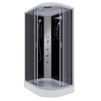 Душевая кабина Niagara Classic 35121433LG 120х80 асимметричная с крышей ориентация левая