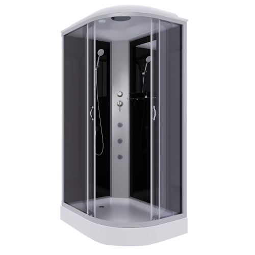 Душевая кабина Niagara Classic 35121433LG 120х80 асимметричная с крышей ориентация левая