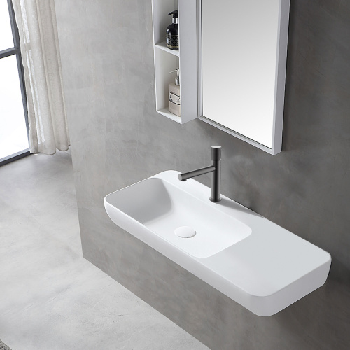 Смеситель Vincea Groove VBF-4G1GM на раковину вороненая сталь - фото 3