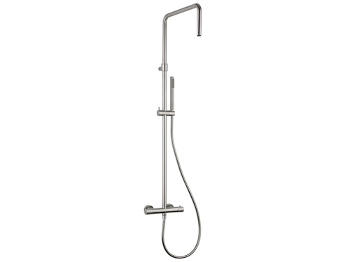 Смеситель для душа Mamoli Tuttodunpezzo 37170000002A настенный сталь - фото 2