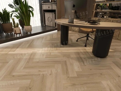 SPC ламинат Tulesna Art Parquet 1005-5 Caldo толщина 0.4 см 43 класс 600х125 - фото 4
