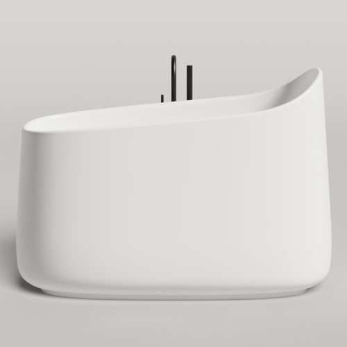 Ванна из литьевго мрамора Salini ORIENTE 1043101MF 140х80 отдельностоящая асимметричная - фото 2