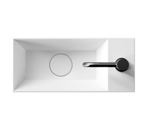 Раковина керамическая Alice Spy 34110101 45х20 подвесная цвет белый глянцевый