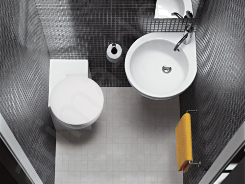 Раковина из санфаянса Hatria YOU&ME Y0H601 46х46 подвесная цвет белый - фото 2