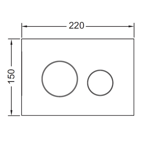Клавиша смыва механическая Tece TECEloop 9240936 цвет латунь - фото 2