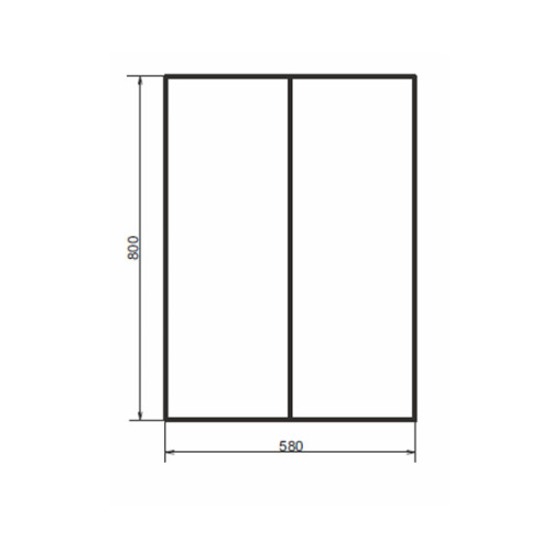 Шкаф Comforty Осло 00-00000837CF 58х18х80 подвесной цвет бетон светлый - фото 2