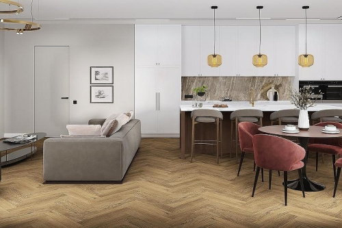 Кварцвиниловая плитка Damy Floor LONDON LVT 200410EL-01-LVT Кембридж толщина 0.25 см 43 класс 590х118 - фото 4
