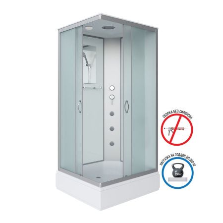 Душевая кабина Niagara Classic 339744QG 90х70 прямоугольная с крышей ориентация универсальная