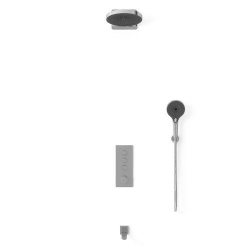 Душевая система Vincea VSFW-433TI1CH встраиваемая в стену с термостатом - фото 2