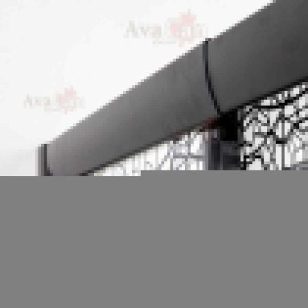 Душевая дверь AvaCan FB2-170 190х195 стекло тонированное профиль черный