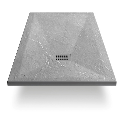 Душевой поддон Vincea H30 VST-4SR9016G 160х90 искусственный камень серый - фото 3