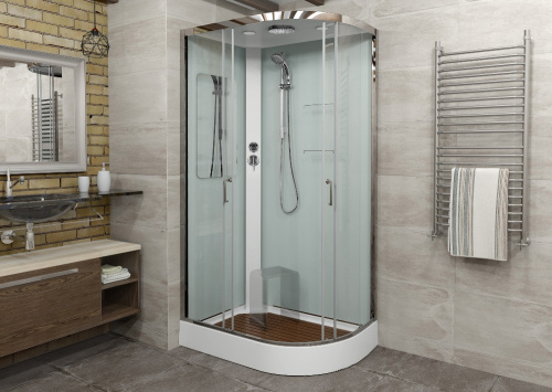 Душевая кабина AvaCan A102L 120х80 асимметричная с крышей ориентация левая - фото 2