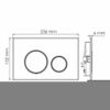 Инсталляция для унитаза WasserKRAFT Glan 66TLT.010.ME.WH.MG02