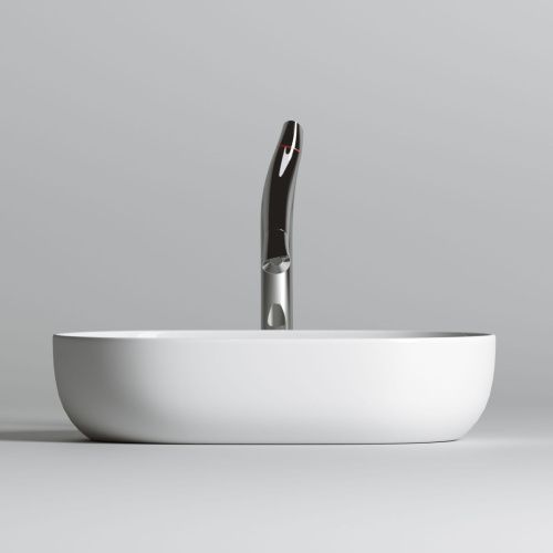 Раковина из сантехнического фарфора Ceramica Nova ELEMENT CN6047 60х40 накладная цвет белый без отверстий под смеситель - фото 3