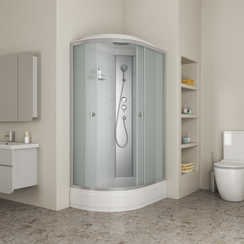 Душевая кабина Niagara Eco E120/80/26R/MT 120х80 асимметричная с крышей ориентация правая - фото 3