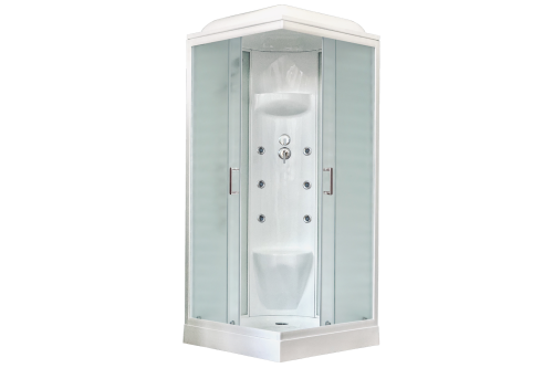 Душевая кабина Royal Bath НР RB80HP7-WC 80х80 квадратная с крышей ориентация универсальная