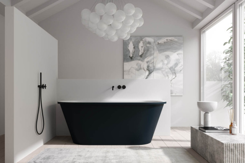 Ванна из искусственного камня Holbi GALATEA 1.01.003.11.2 169х77 пристенная овальная - фото 3