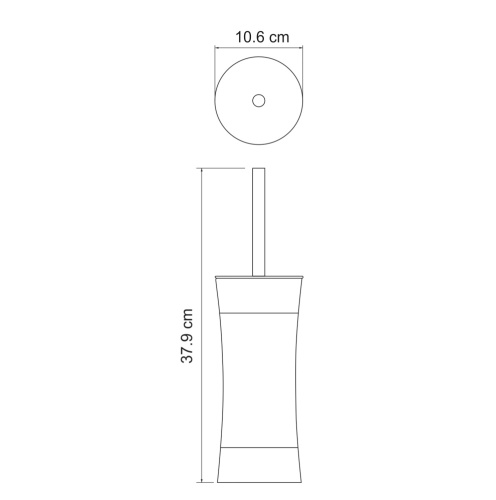 Ершик для унитаза WasserKRAFT 7527 - фото 5