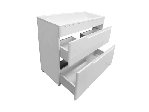Тумба с раковиной Эстет Kare Luxe ФР-00007071 70х45х86 напольная цвет белый - фото 3