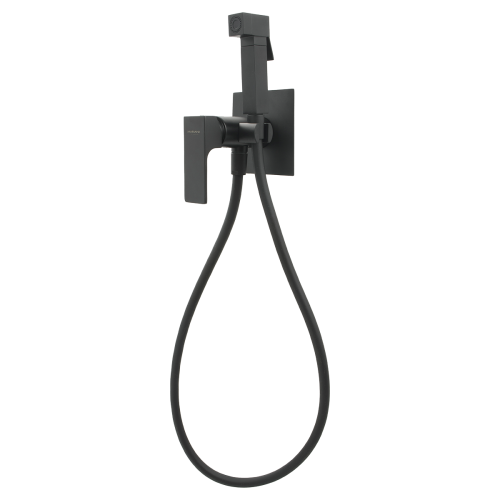 Гигиенический душ со смесителем Mariani B14185RE черный матовый - фото 2