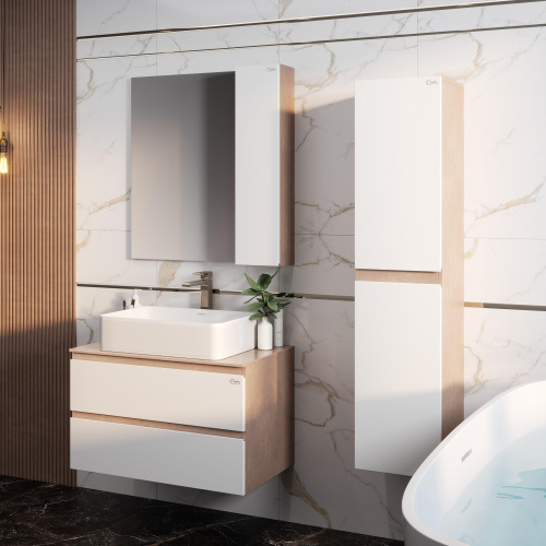 Тумба под раковину Onika Алеста 108054 80х46х46 подвесная - фото 4