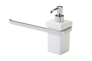 Полотенцедержатель + дозатор Stil Haus Mizar MZ69D(08-BI)