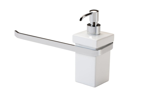 Полотенцедержатель + дозатор Stil Haus Mizar MZ69D(08-BI)