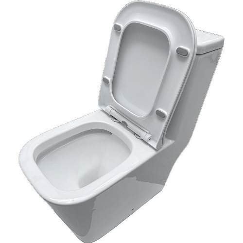 Унитаз-компакт напольный с бачком Тритон Mono Щ0000057977 белый с сиденьем микролифт безободковый каскадный смыв - фото 3