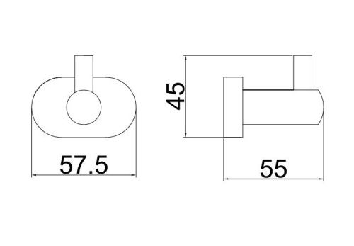 Крючок BELZ B90105-1 - фото 2