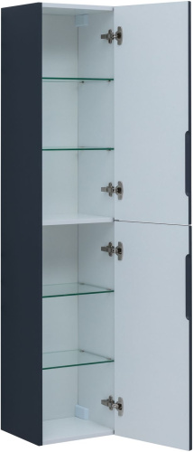 Шкаф-пенал Aquanet Джейн 00313305 35х31х160 напольный/подвесной цвет синий - фото 3