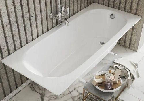 Ванна из литьевго мрамора Taliente Orta Stretto OR17075Stretto 170х75 пристенная прямоугольная без каркаса - фото 3