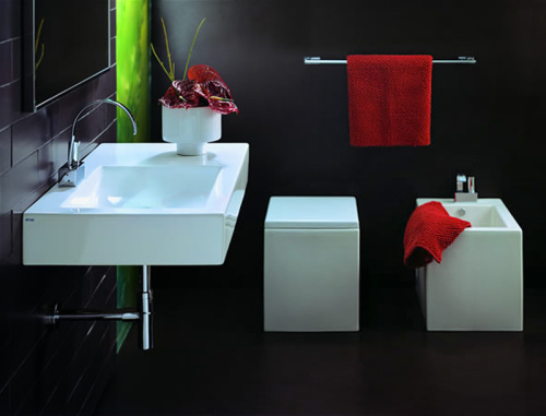 Чаша унитаза приставная Simas FZ 01 bia цвет белый без сиденья душевой смыв - фото 2