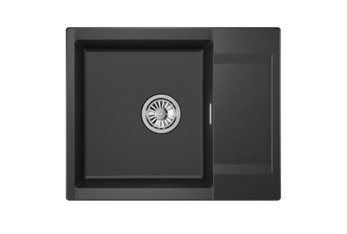 Кухонная мойка Granula 6202, ЧЁРНЫЙ 62х50 цвет черный поверхность матовая - фото 2