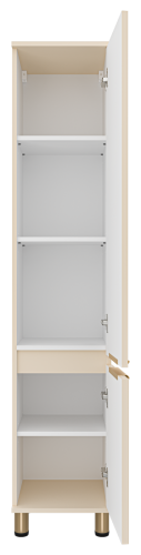 Шкаф-пенал Brevita Enfida ENF-05035-030P 35х34х165 напольный/подвесной цвет бежевый - фото 3