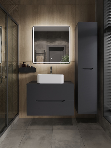 Тумба с раковиной Orange Line Li-80TugMDF+B02-460W 81х46х68 - фото 5