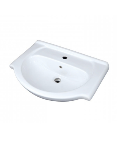 Тумба с раковиной Orange Лайт LA-60TUW+RA 60х43х83 цвет белый - фото 5