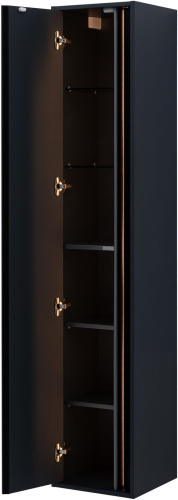 Шкаф-пенал Allen Brau Activity 1.34002.AM 35х35х180 подвесной цвет черный - фото 4