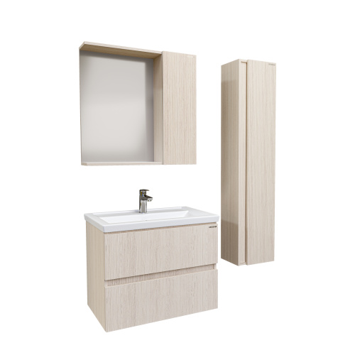 Зеркало-шкаф Grossman Юнит 207011 70х17х70 подвесной цвет кадена лайт - фото 2