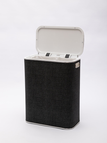 Корзина для белья Geralis Вamboo Gray BBH-B - фото 3