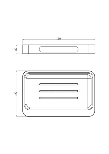 Мыльница с держателем Wonzon & Woghand WW-9524 - фото 2