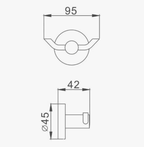 Крючок D-Lin D282111 - фото 2