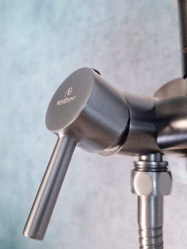 Гигиенический душ со смесителем AltroBagno Modern AltroBagnoModern060126Ni никель - фото 4