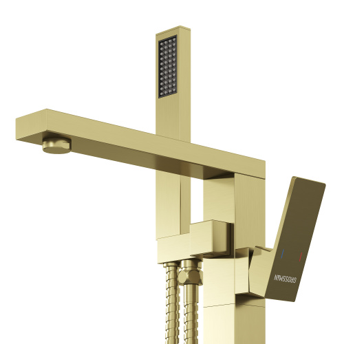 Смеситель Grossman Falcon 530.K35.08.320 напольный золото - фото 5